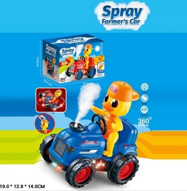 Машинка муз.  арт. HG788-4 (60шт/2) батар, 2 кольори мікс, з паром, короб.19*12,8*14см. (шт)