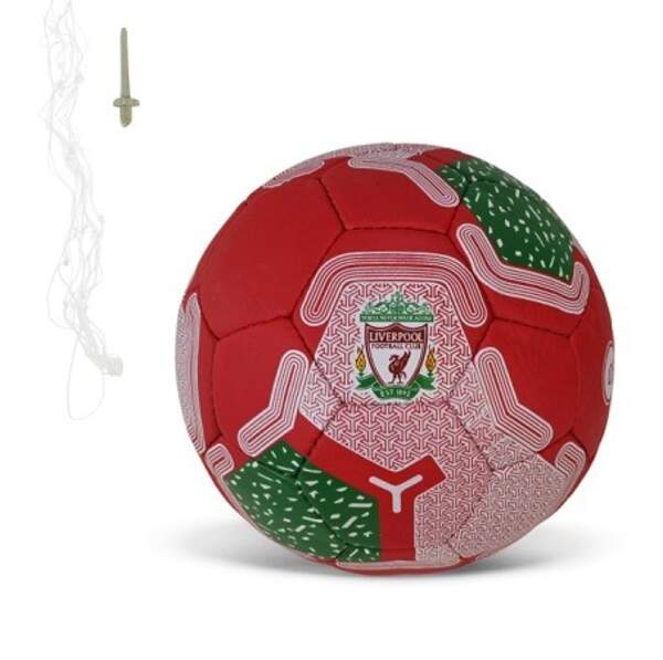 М'яч футбольний арт. FP082 (30шт)   LIVERPOOL №5, PU 420 грам, 32 панелі,Пакістан,сітка+голка в комп (шт)