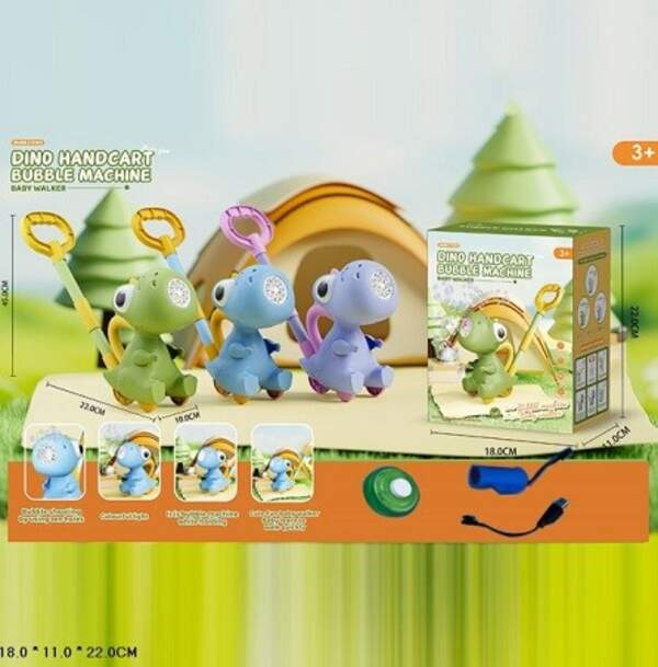 Мильні бульбашки- каталочка арт. BJC-A (36шт) акум. 3 кольори короб. 18*11*22см (шт)