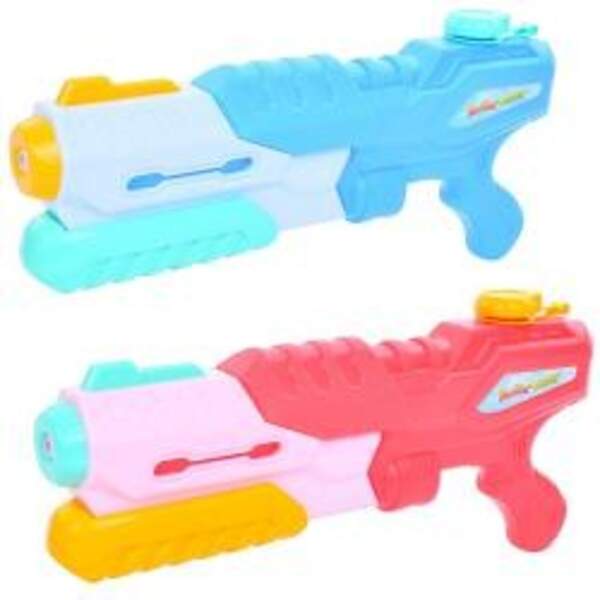 Водяний бластер 828-3 (72шт) 36,5см, помпа, 2 кольори, у пакеті, 22-43-5см (шт)