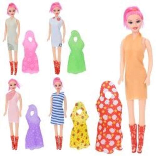 Лялька 12469 (300шт) лялька з вбранням, 26см, сукня, мікс видів, у пакеті, 14,5-31-3см (шт)