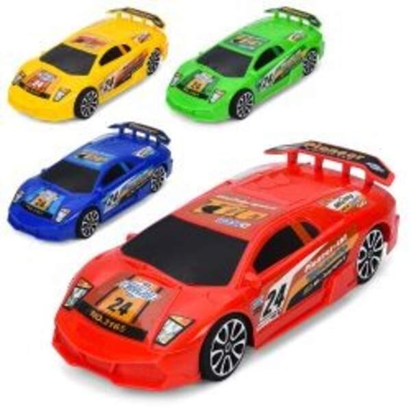 Машина 3165A (144шт) інерція, 25см, 4 кольори, у пакеті, 15-26-6см (шт)