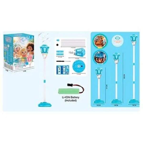 Мильна гра 001A (12шт) фонарь, регульована висота 51см/119см, акум, музика, світло, запаска 10-8-8см (шт)