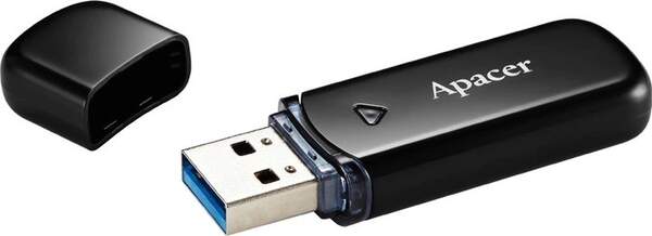 APACER USB 3.2 Gen1 (AH355)  flash 32 GB Black (AP32GAH355B-1) (шт)