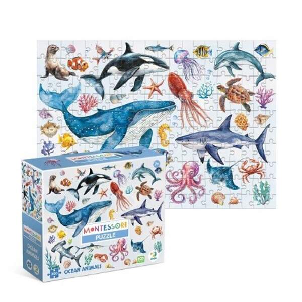 300630 Монтессорі пазл «Океанічні тварини» (шт)