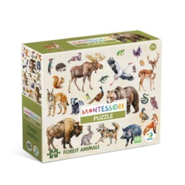 300638 Монтессорі пазл «Лісові тварини» (шт)