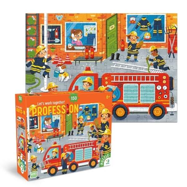 300702 Пазл «Професії. Пожежник» (шт)