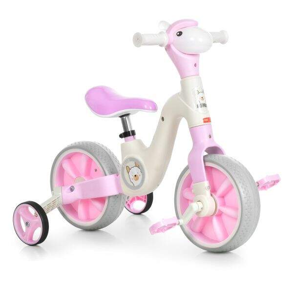 Біговел дитячий 10 д. MBB 1056 Pink (1шт) музика, світло, на бат-ці, рожевий, в кор-ці. (шт)