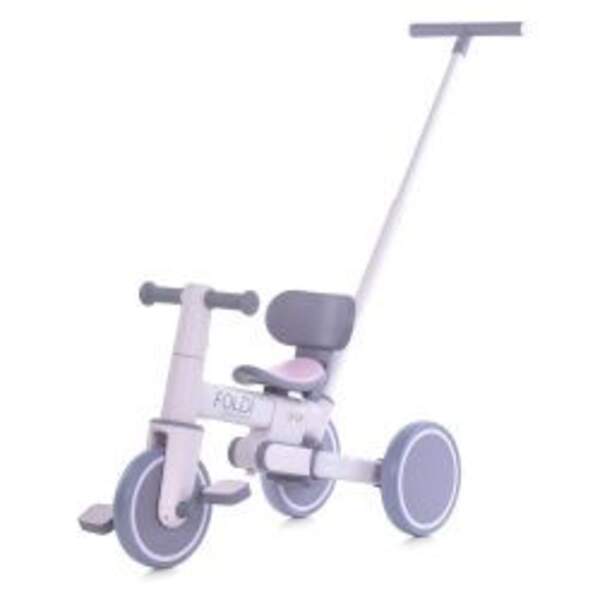 Велосипед дитячий El Camino FOLDI ME 1202 Lavender (1шт) 3в1, 3 кол. EVA 8д., батьківська ручка, буз (шт)