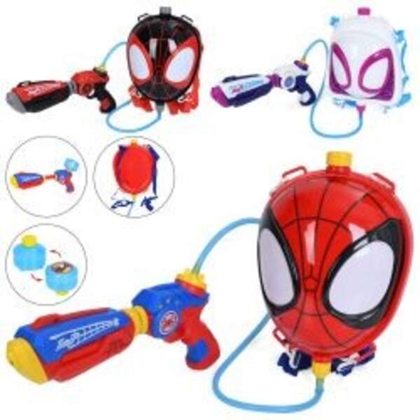 Водяний автомат EOMS007-34A-B-C (18шт) 32см, з балоном на плечі 26-18,5-10см, пляшка, 3 види, у паке (шт)