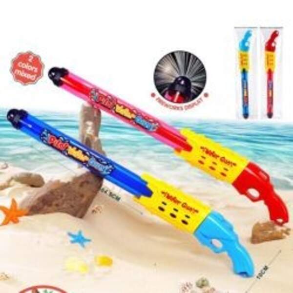 Водяний насос 733-686 (60шт) рушниця 65,5см, діам.4,5см, 2 кольори, у пакеті, 14-71-5,5см (шт)