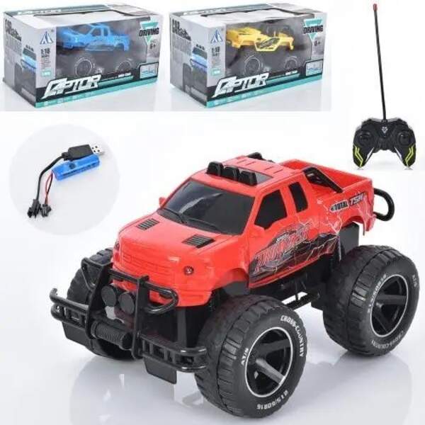 Джип 20-11DA-13DA (18шт) р/к, акум, USB зар., 19см, 1:18, світло, 2 види (2кольори), в кор-ці, 30-15 (шт)