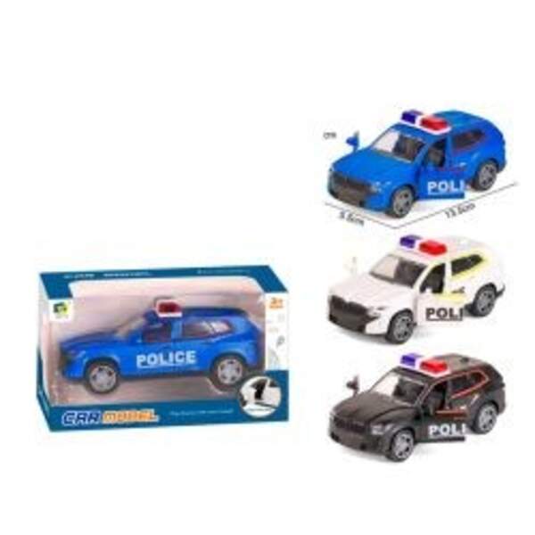 Джип DD2821A (72шт) інерція, 13,5см, поліція, відчиняються двері, гумові колеса, 3 кольори, в кор-ці (шт)