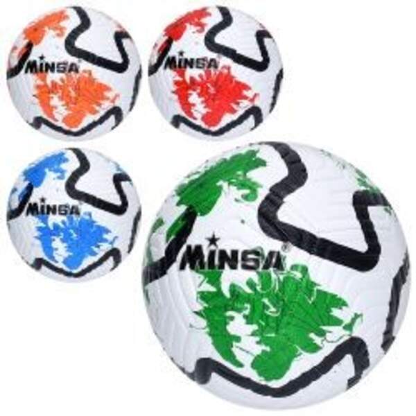 М'яч футбольний MS 4297 (30шт) розмір 5, TPE, 400-420г, 4 види, у пакеті (шт)