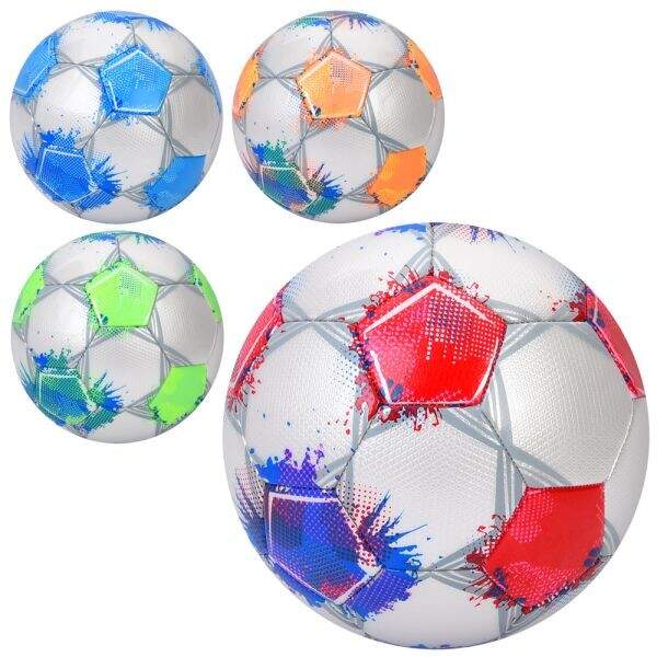 М'яч футбольний MS 4861 (30шт) розмір 4, 400-420г, 4 кольори, у пакеті (шт)