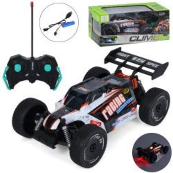 Машина 940-18A (12шт) р/к, акум, 21см, 1:20, пара/дим, світло, корпус не б'ється, гумові колеса,  US (шт)