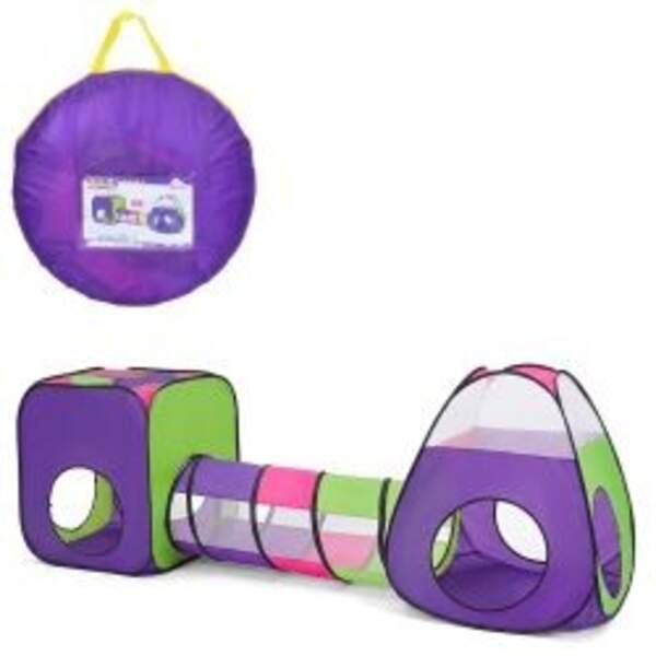 Намет MR 1582 (6шт) 252-76-в100см, з тунелем (44-103см), піраміда (76-76-в100см, 4 входи, 4вікна сіт (шт)