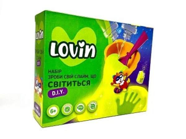 Слайм, що світиться ТМ Lovin Набір Зроби Свій Слайм (5 шт/уп) 8000208 (шт)