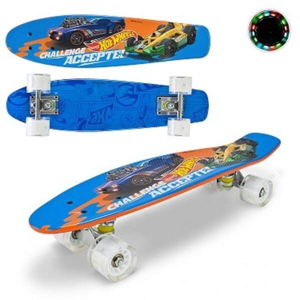 Пенні Борд Hot Wheels арт. BH2613 (8шт) 56*15 см ,колеса PU світло (шт)