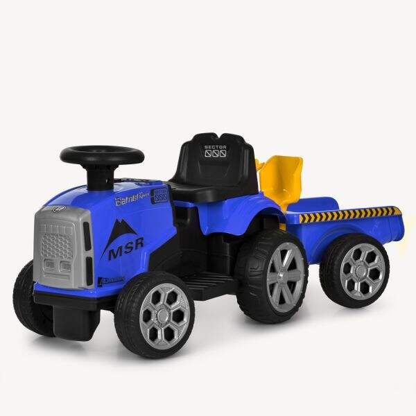 Трактор M 6346ER-4 (1шт) р/к, з причепом, 1*6V7AH, 1*25W, USB, BLUETOOTH, MP3, TF, EVA, музика, світ (шт)