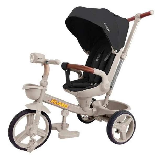 Велосипед триколісний TILLY FLASH T-3812 BLACK /1/ (шт)
