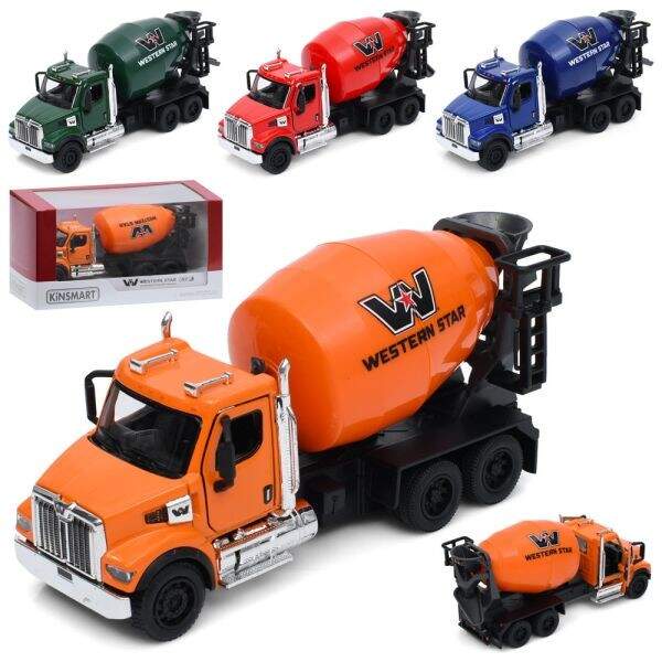 Бетономішалка KT11001W (24шт) інерція, метал, 14,5см, 1:66, відчиняються двері, гумові колеса, рухли (шт)