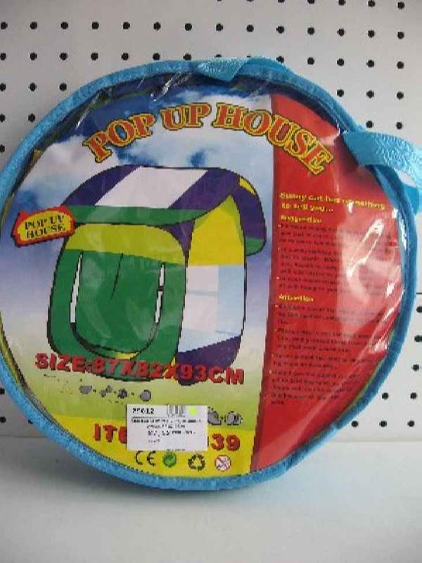 Намет M 0509 (12шт) будиночок, 87-82-97см, 1вхід, 2 вікна, у сумці, 38-40-6см (шт.)