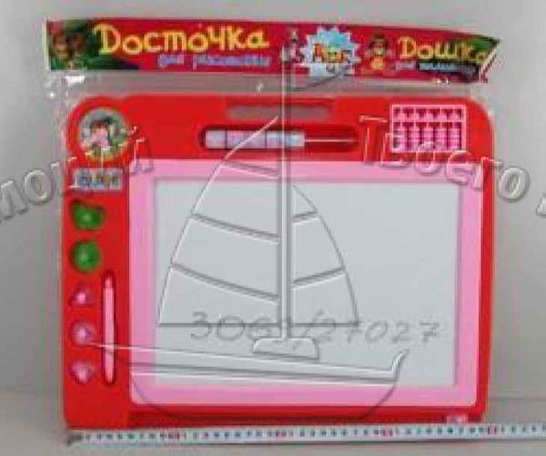 Дошка 3069/27027 (36шт) для малювання, ч/б, в кульку, 40-32см (шт.)