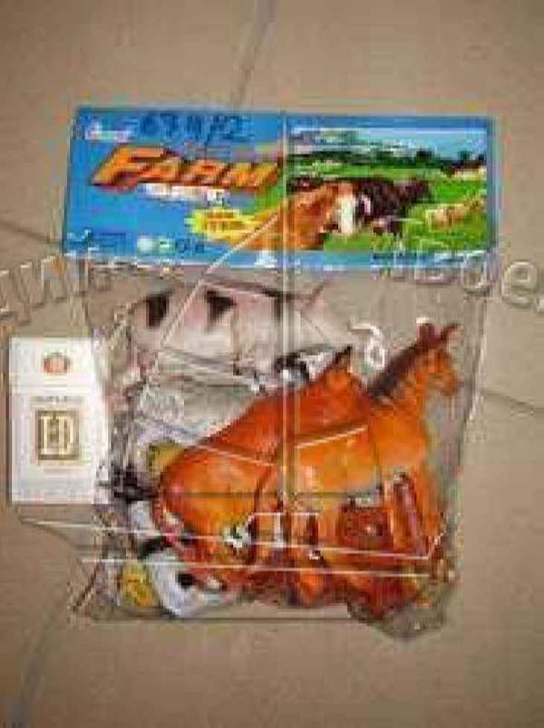 Тварини Н 641-1-3 (192шт) домашні, 3 види, 10шт в кульку, 20-15-3см (шт.)