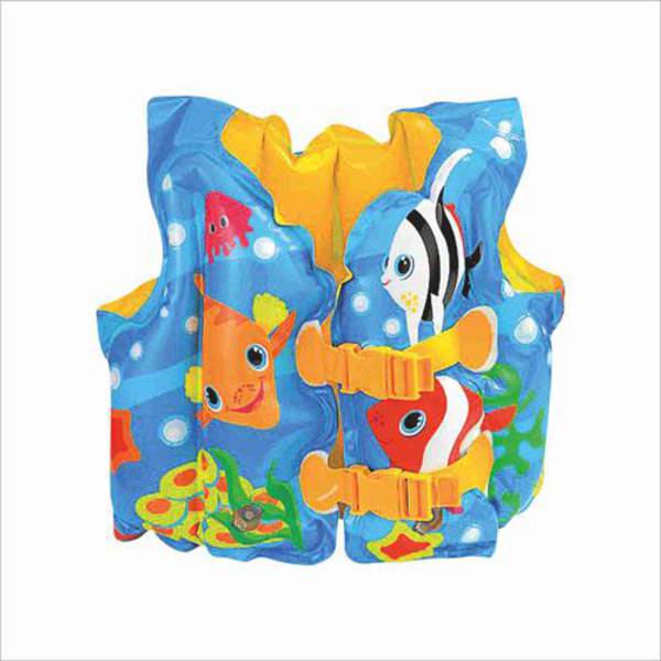 59661 Жилет надувний для плавання  (24шт)  41-30см, 3-5 років, в кульку, 24-16см (шт.)