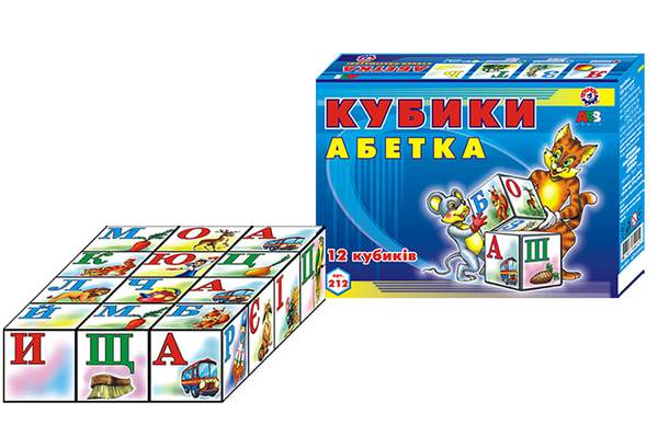 Іграшка кубики "Абетка ТехноК" (укр.), арт.0212 /47 шт (шт.)