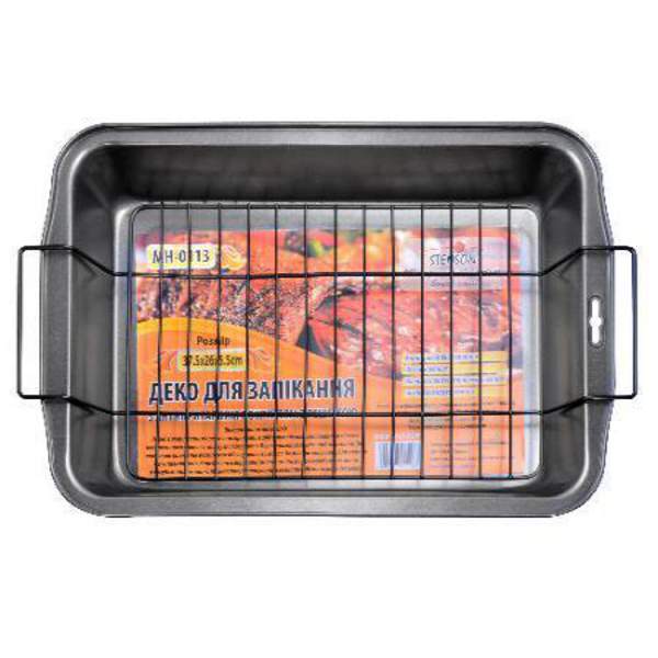 Деко для запікання з решіткою 37.5*26*5.5см МН-0113 (20шт) (шт.)