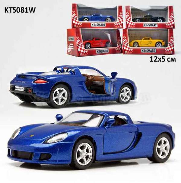 Модель легкова PORSCHE CARRERA GT 5'' KT5081W метал.інерц.відкр.дв.4кол.кор./96/ (шт.)