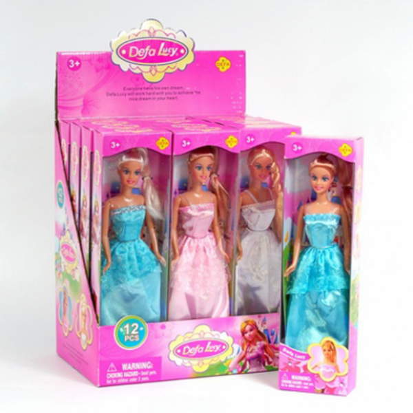 Лялька DEFA 8074 (96шт) 29см, в кор-ці, 12шт(3види) у дисплеї, 28-32-19см (шт.)