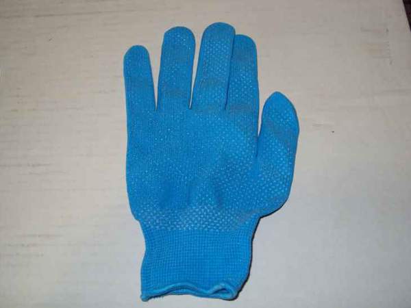 Рукавиці жіночі 3кол (син. чор. сір.) нейлон. асорті в біл. крап. 12пар 20гр №13-1 Мікроточка (1200) (шт.)