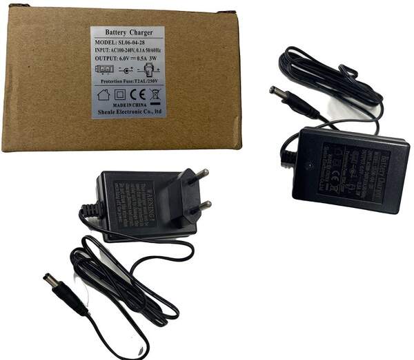 Зарядний пристрій 6V500mA CHARGER (1шт) універсальний, 6V500mA (шт.)