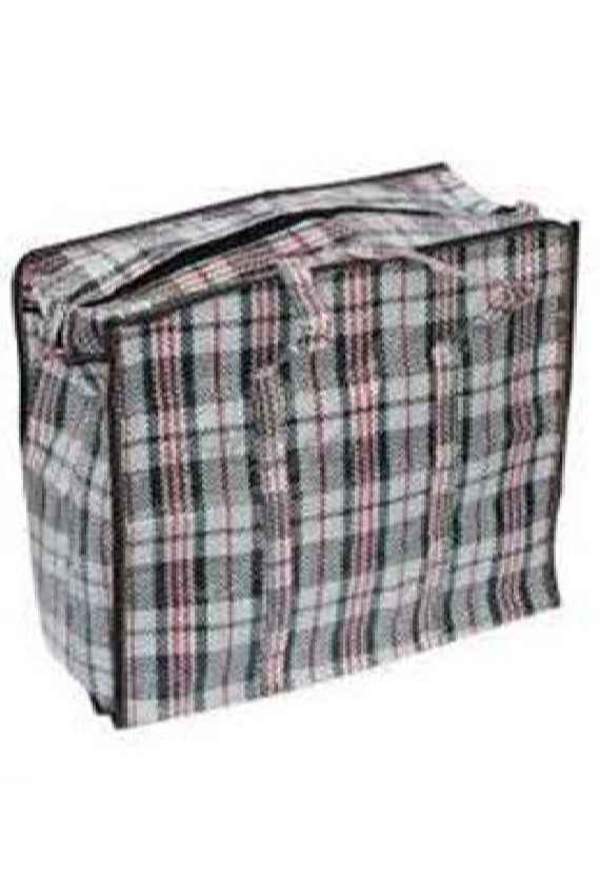 Господарська сумка 55*47*28  клітинка світла №4 (12шт/144шт) (шт.)