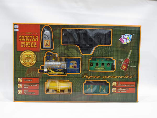 JT ЗД 0622/40353 (8шт) р/к, локомотив27см, вагони2шт,21дет,муз(укр),св,дим,на бат,у кор,69-43,5-10см (шт.)