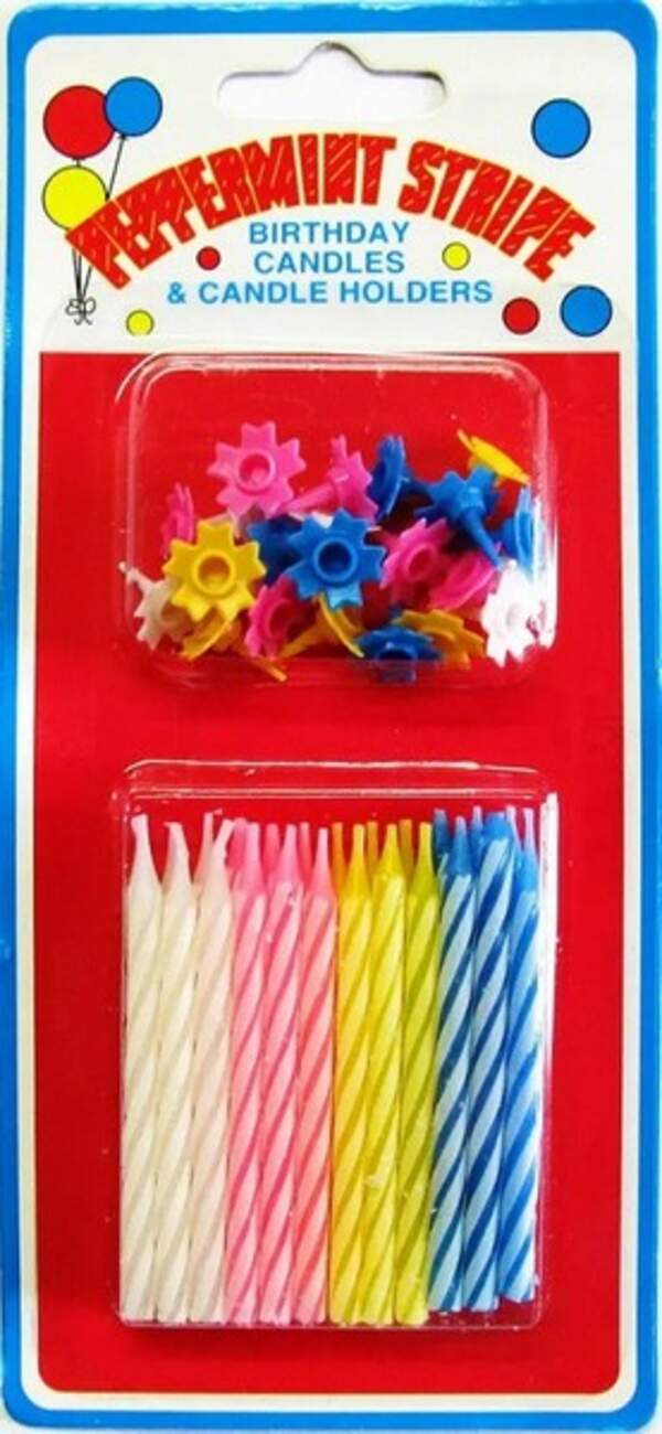 Свічки для торта 24*24шт (288) арт.647 (шт.)