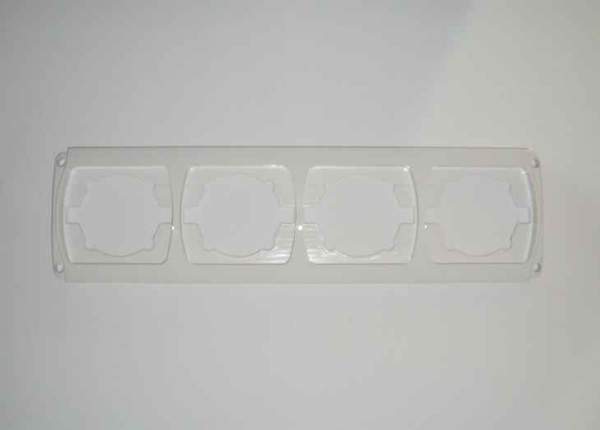 Рамка INCI, SAFIR 4 месця для розеток (20)  22 (шт.)