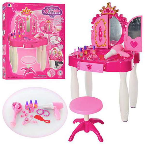 Трюмо 661-20 з набором батар.муз.світ.MP3 вхід.кор.70*56*8,5 /8/ (шт.)