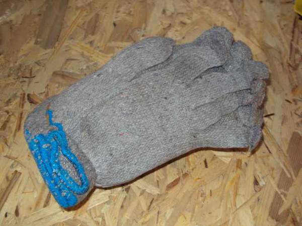 Рукавиці ХБ безшовні сіро-білі (12/600шт) (шт.)