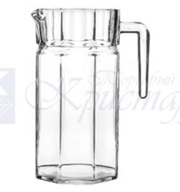 Кошем глечик з червон. кришкою v-1,25л, h-22см (под.уп.) 43414 (шт.)