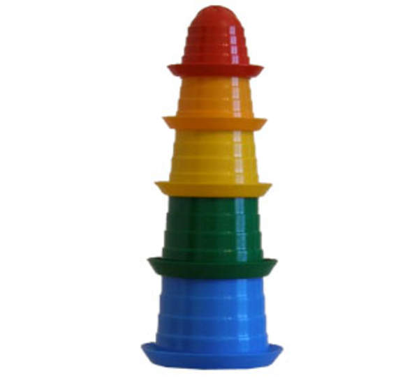 Іграшка пірамідка "Сомбреро 1 ТехноК" 2667 /18 шт (шт.)