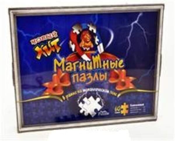 Пазли магнітні 60 ел. (8) Mg60-02-0102,03,04...08 (шт.)