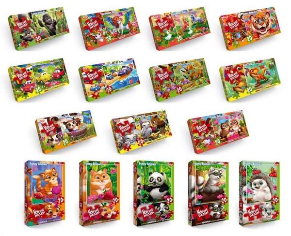 Пазли 20 ел. м'які  (16)  "Данкотойс" (шт.)