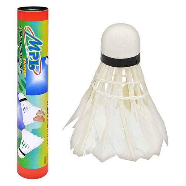 Воланчик MS 0152 (600шт) пір'яний, білий, 1 упаковка 12шт, в колбі, 39-6см (шт.)