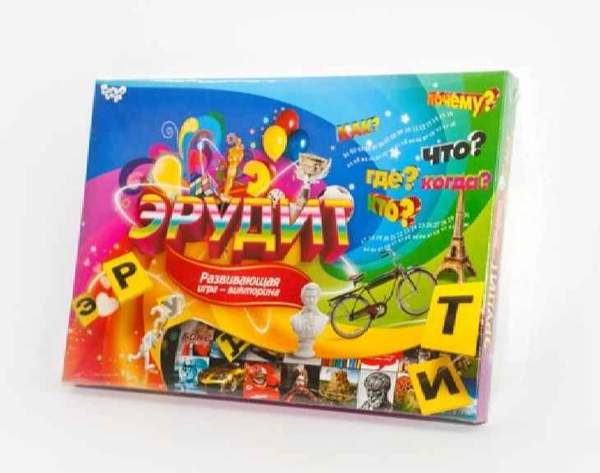 Гра мала наст. "Ерудит" укр. (20) DTG26-U (шт.)