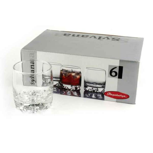 Сільвана склянка д/соку v-200мл, h-8см (под.уп.) н-р6шт 42414 (шт.)