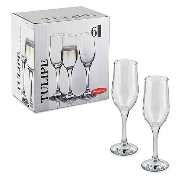 Туліп фужер д/шампанського v-200мл (под.уп.) н-р6шт 44160 (шт.)